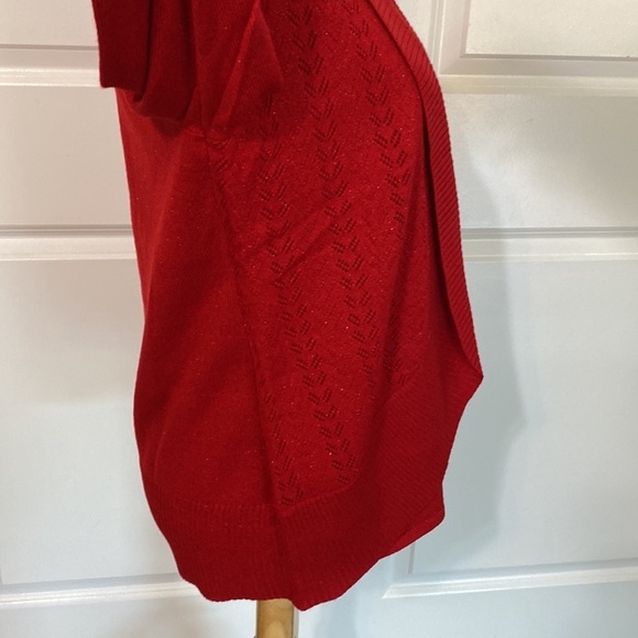 Laura Scott Medium Sparkly Red Top - Picture 7 of 10